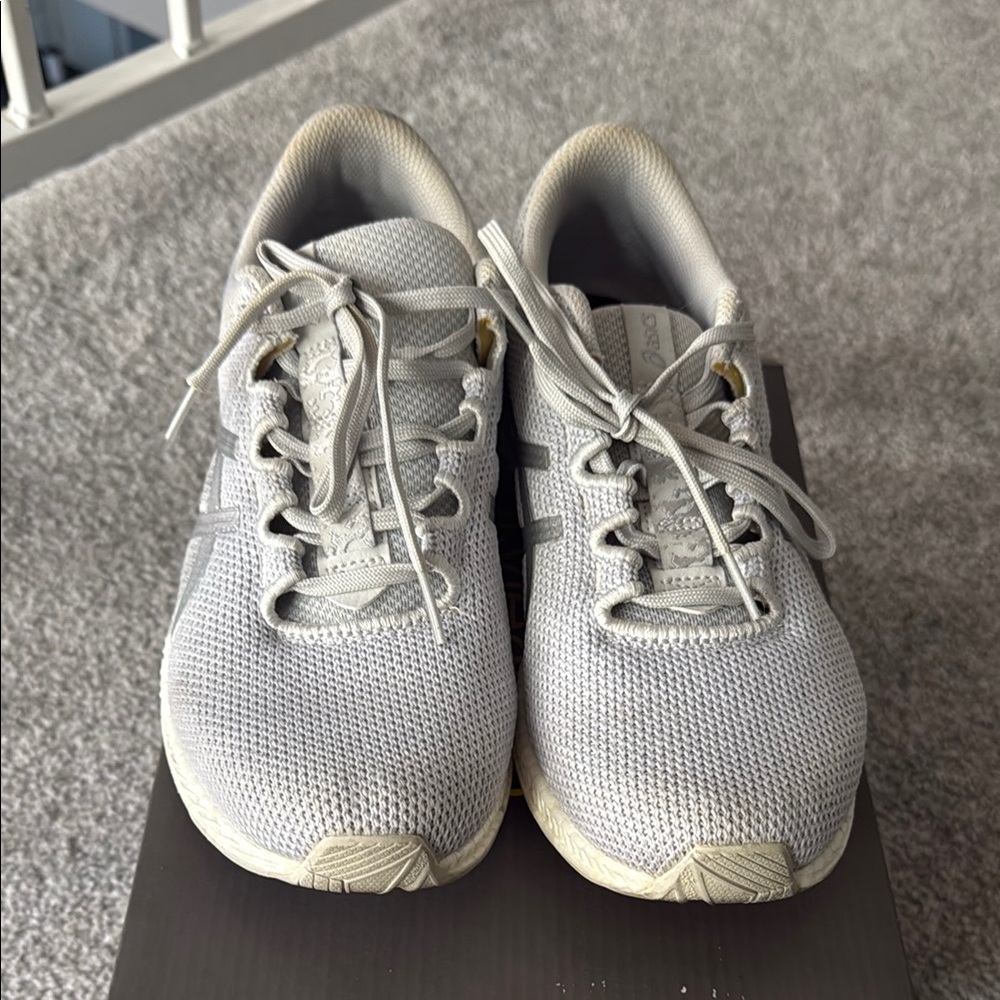 Asics Light Gray Athletic Sneakers